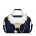  PU Leather Korea Style Star Series Handbag White