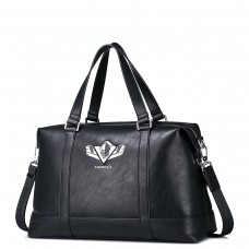  Top PU New Fashionable Knight Series Travelling Bag Black