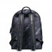  Mixed Leather New Stylish Simple Style Traveling Backpack Black
