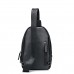  Genuine Leather Popular Simple Style Chest Bag Black