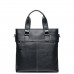  Genuine Leather  New Fashion Business Shoulder Bag Black