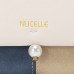 NUCELLE New Winter Popular Frosted Horizontal Wallet Apricot