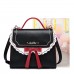  PU New School Style Lace Shoulder Bag Handbag Black