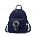  PU Leather New Delicate Flower Backpack Blue