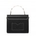  PU New Korea Style Stylish Rivet Shoulder Bag Black