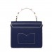  PU New Korea Style Stylish Rivet Shoulder Bag Blue