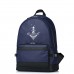  Waterproff New Fashion Pringting Travelling Backpack Blue