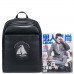  Top PU Leather New Navigation Series Backpack Black