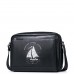  Top PU Leather New Navigation Series Messenger Bag Black