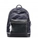  Mixed Leather New Stylish Simple Style Traveling Backpack Black