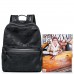  Genuine Leather Popular Simple Style Travelling Bag Black