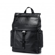  PU Leather&Nylon New Fashion Backpack Black